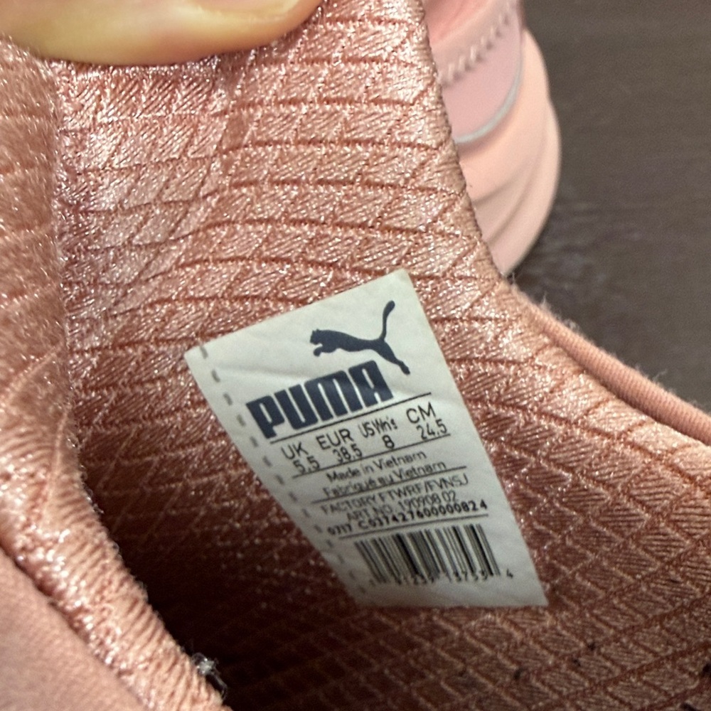 Puma Women's Blush Pink Slip-On Sneakers - Picture 5 of 6